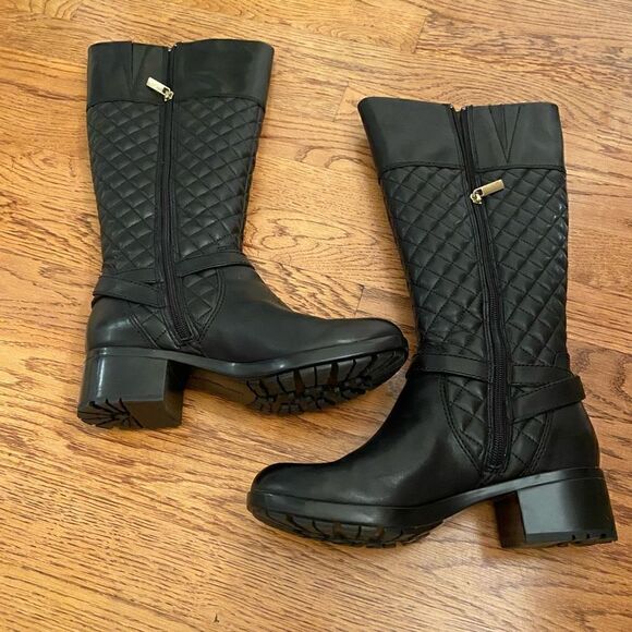 BANDOLINO womens tall boots 
black size 6 perfect condition never worn - Picture 1 of 9